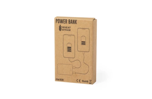 Batterie externe powerbank personnalisable en fibre de blé Shiden 5000 mAh