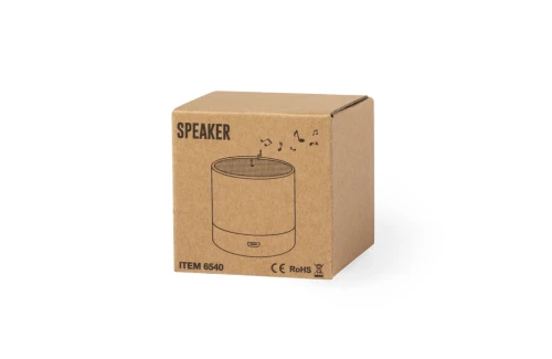 Mini enceinte Bluetooth® personnalisée haut-parleur connecté en fibre de blé Cayren