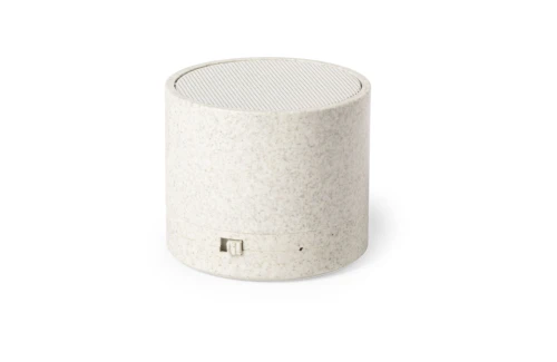 Mini enceinte Bluetooth® personnalisée haut-parleur connecté en fibre de blé Cayren