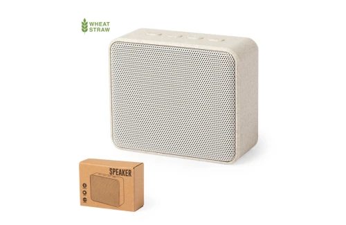 Enceinte personnalisée haut-parleur connexion Bluetooth® en fibre de blé Dadil