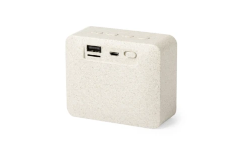 Enceinte personnalisée haut-parleur connexion Bluetooth® en fibre de blé Dadil