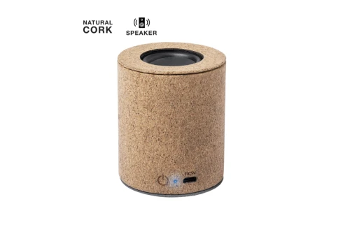 Enceinte Bluetooth® personnalisée haut-Parleur en liège naturel Yuxter