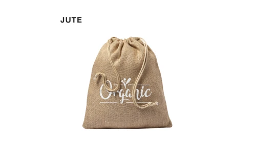 Sac pochette cadeau personnalisé en toile de jute Vagan