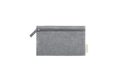 Pochette maquillage personnalisée Halgar trousse en coton recyclé