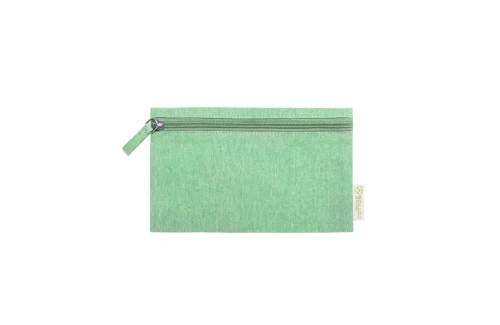 Pochette maquillage personnalisée Halgar trousse en coton recyclé