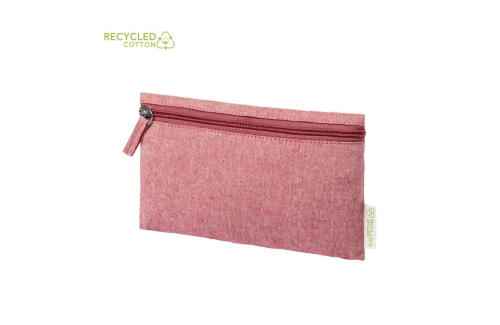 Pochette maquillage personnalisée Halgar trousse en coton recyclé