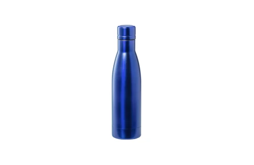 Bouteille isotherme personnalisée en inox à finition métallisée Kungel 500ml