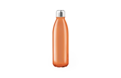 Bouteille personnalisée en verre coloré et bouchon inox Sunsox 650ml