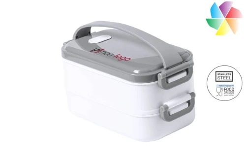 Lunch box publicitaire personnalisée Dixer gamelle thermique en acier inoxydable sans BPA 