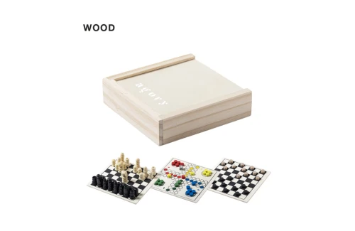 Set jeu de société personnalisé avec sa mallette en bois Parchess