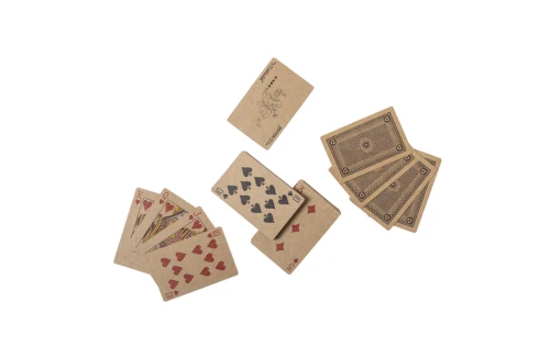 Set de jeu personnalisé avec domino et cartes recyclé Halin