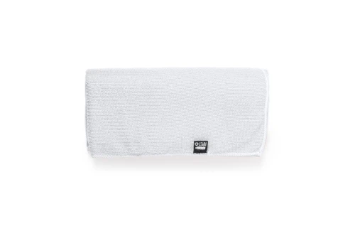 Serviette de bain personnalisable absorbante en RPET recyclé Slash 50 x 100