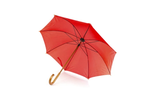 Parapluie personnalisé à manche en bois arrondi Santy