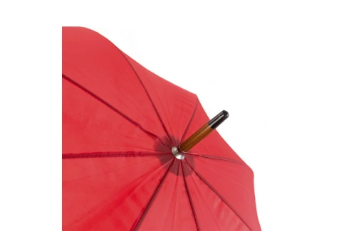 Parapluie personnalisé à manche en bois arrondi Santy