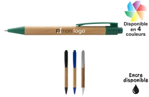 Crayon sans vernis personnalisé en bois certifié - ECOTOP