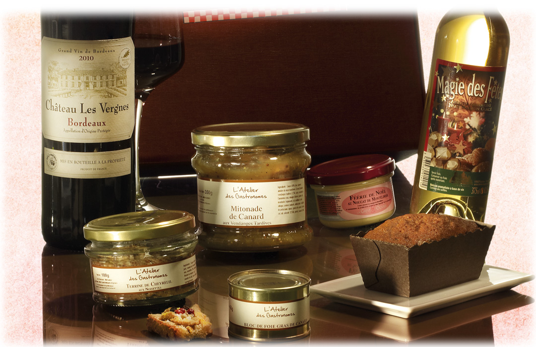 Cadeau De Fin D Année Entreprise - Coffret foie gras pain épices