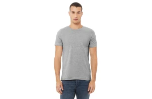 T-shirt homme col rond Heather Bella+Canvas personnalisé