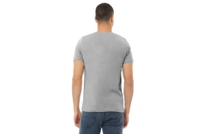 T-shirt homme col rond Heather Bella+Canvas personnalisé