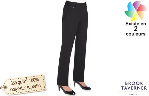 Pantalon de travail professionnel Brook Taverner Venus pour femme personnalisable 