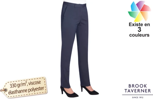 Pantalon de travail femme Brook Taverner Ophelia personnalisable 