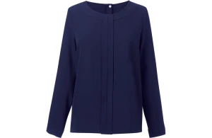 Chemisier blouse crêpe de chine Brook Taverner Roma personnalisé