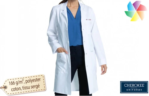 Blouse de laboratoire personnalisable unisexe 