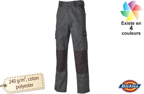 Pantalon de travail Dickies bicolore EVERYDAY homme personnalisable 