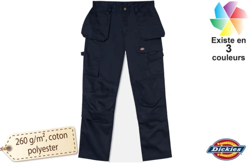 Pantalon de travail Dickies redhawk pro pour homme personnalisable 