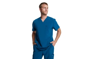 Tunique médicale Dickies col V blouse personnalisée pour homme