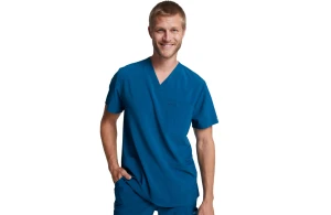 Tunique médicale Dickies col V blouse personnalisée pour homme