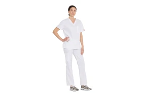 Blouse médicale Dickies tunique col V personnalisée mixte