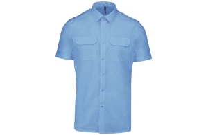 Chemise pilote à manches courtes kariban personnalisable pour homme