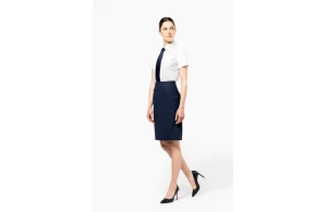 Chemise pilote à manches courtes kariban personnalisable pour femme