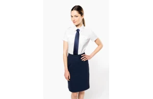 Chemise pilote à manches courtes kariban personnalisable pour femme