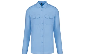 Chemise pilote manches longues kariban personnalisée pour homme