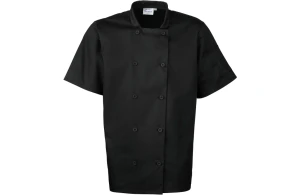 Veste de cuisine personnalisée à manches courtes Premier