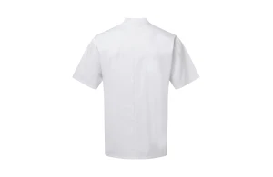 Veste de chef cuisinier professionnelle personnalisée à manches courtes