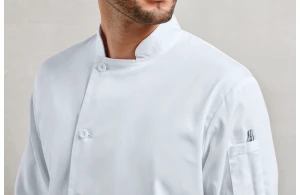 Veste de chef cuisinier professionnelle personnalisée à manches longues