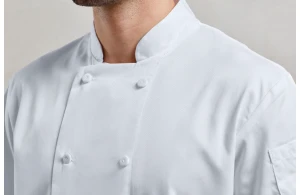 Veste chef cuisinier personnalisée anti-transpirant à manches courtes