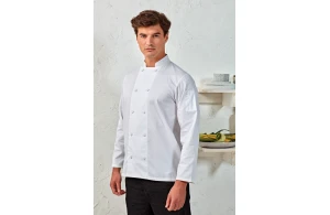 Veste chef cuisinier personnalisée anti-transpirant à manches longues