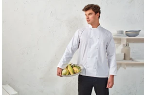 Veste chef cuisinier personnalisée anti-transpirant à manches longues